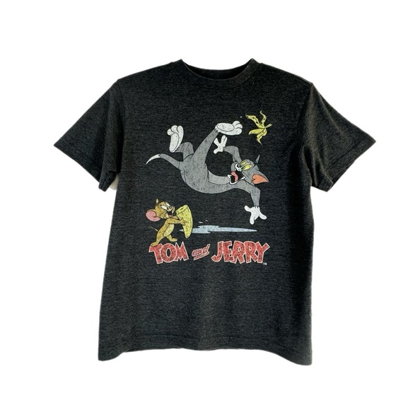 Old Navy Collectabilitees Kids Tom and Jerry Distressed Print Tee - Picture 1 of 5